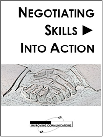 Image for Negotiating Skills Into Action training manual.