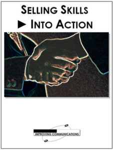 Image for Selling Skills Into Action training manual.